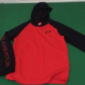 Long sleeve shirt w/ hood from Under Armour.